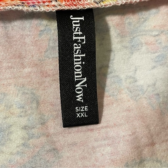 Women's Tie Dye Rainbow Spiral Streak T Shirt Short Sleeve V Neck Top Blouse - Picture 3 of 7